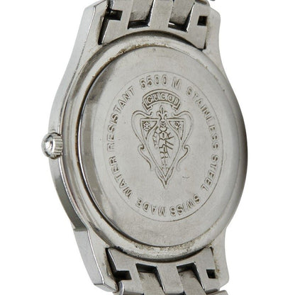 Gucci Roman Index Watch Black Silver Stainless Steel — view 6