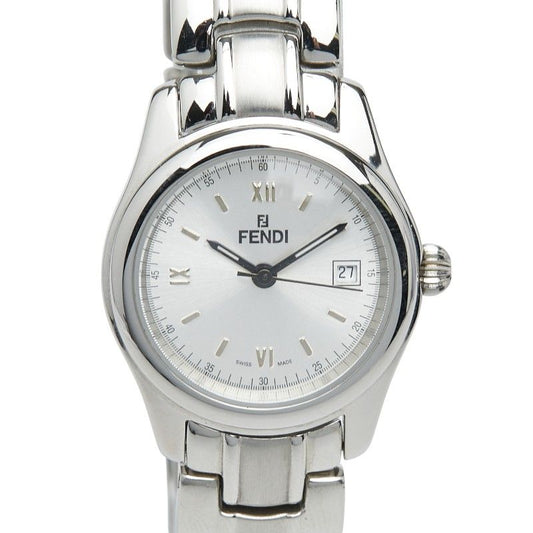 Fendi Orologi 3 Hand Watch Silver Stainless Steel