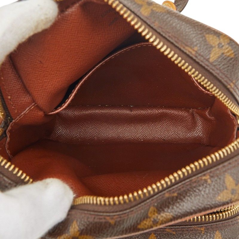 Louis Vuitton Monogram Amazon Crossbody Shoulder Bag Brown Leather — view 9