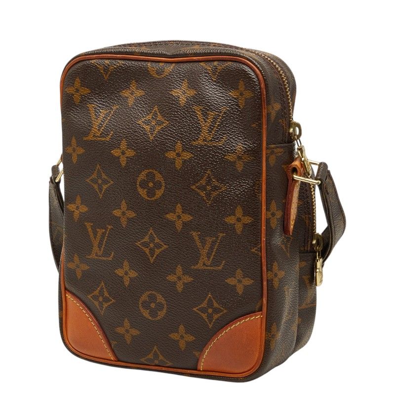 Louis Vuitton Monogram Amazon Crossbody Shoulder Bag Brown Leather — view 2