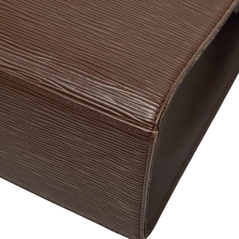 Louis Vuitton Epi Croisette PM Handbag Mocha Brown Leather — view 5