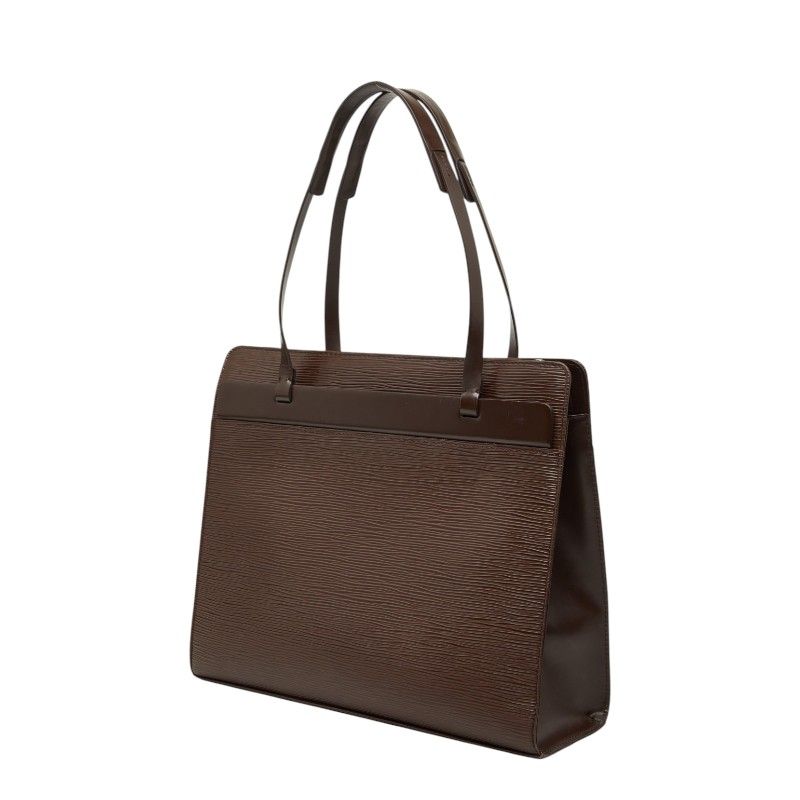 Louis Vuitton Epi Croisette PM Handbag Mocha Brown Leather — view 2
