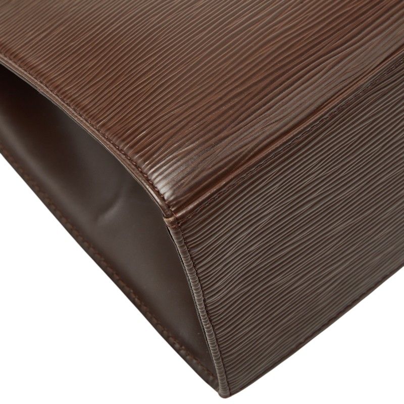 Louis Vuitton Epi Croisette PM Handbag Mocha Brown Leather — view 4