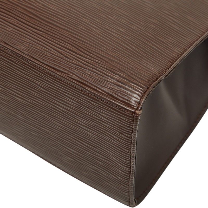 Louis Vuitton Epi Croisette PM Handbag Mocha Brown Leather — view 6