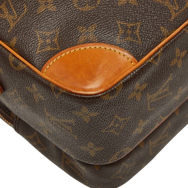 Louis Vuitton Monogram Nile Shoulder Bag Brown Leather — view 7