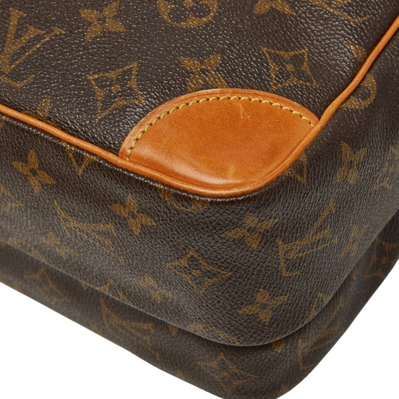 Louis Vuitton Monogram Nile Shoulder Bag Brown Leather — view 6