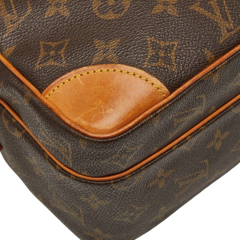 Louis Vuitton Monogram Nile Shoulder Bag Brown Leather — view 5