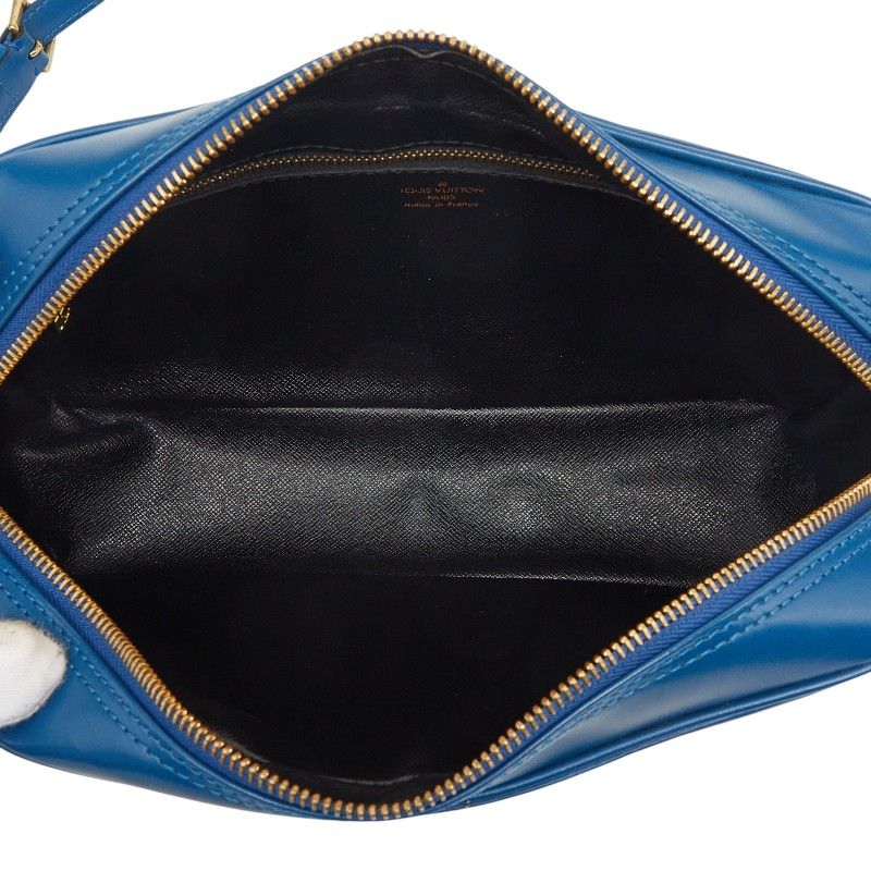 Louis Vuitton Epi Trocadero Crossbody Shoulder Bag Toledo Blue Leather — view 9
