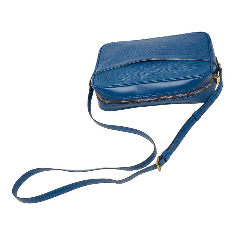 Louis Vuitton Epi Trocadero Crossbody Shoulder Bag Toledo Blue Leather — view 8