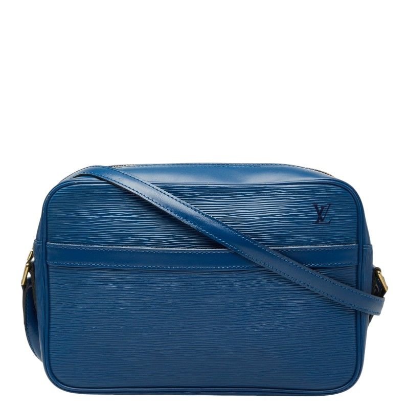 Louis Vuitton Epi Trocadero Crossbody Shoulder Bag Toledo Blue Leather