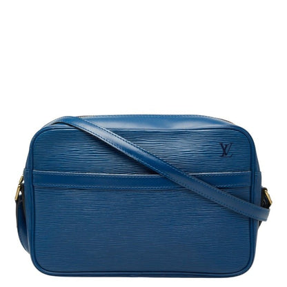 Louis Vuitton Epi Trocadero Crossbody Shoulder Bag Toledo Blue Leather