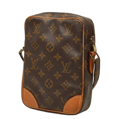 Louis Vuitton Monogram Danube Crossbody Shoulder Bag Brown Leather — view 2