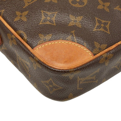 Louis Vuitton Monogram Danube Crossbody Shoulder Bag Brown Leather — view 6