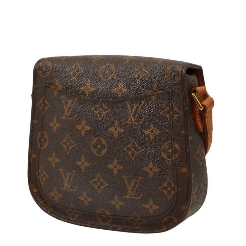 Louis Vuitton Monogram Mini Saint Cloud Shoulder Bag Brown Leather — view 2