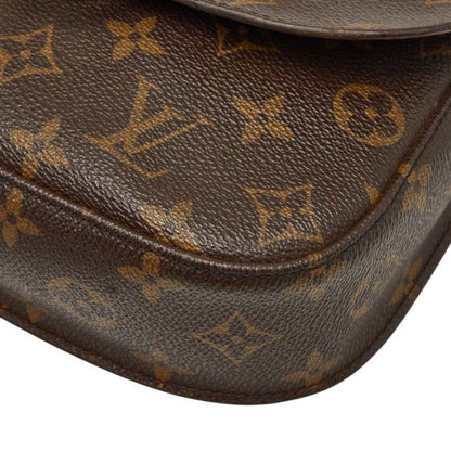 Louis Vuitton Monogram Mini Saint Cloud Shoulder Bag Brown Leather — view 5