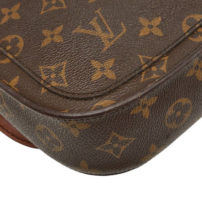 Louis Vuitton Monogram Mini Saint Cloud Shoulder Bag Brown Leather — view 7