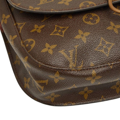 Louis Vuitton Monogram Saint Cloud GM Crossbody Shoulder Bag Brown Leather — view 5