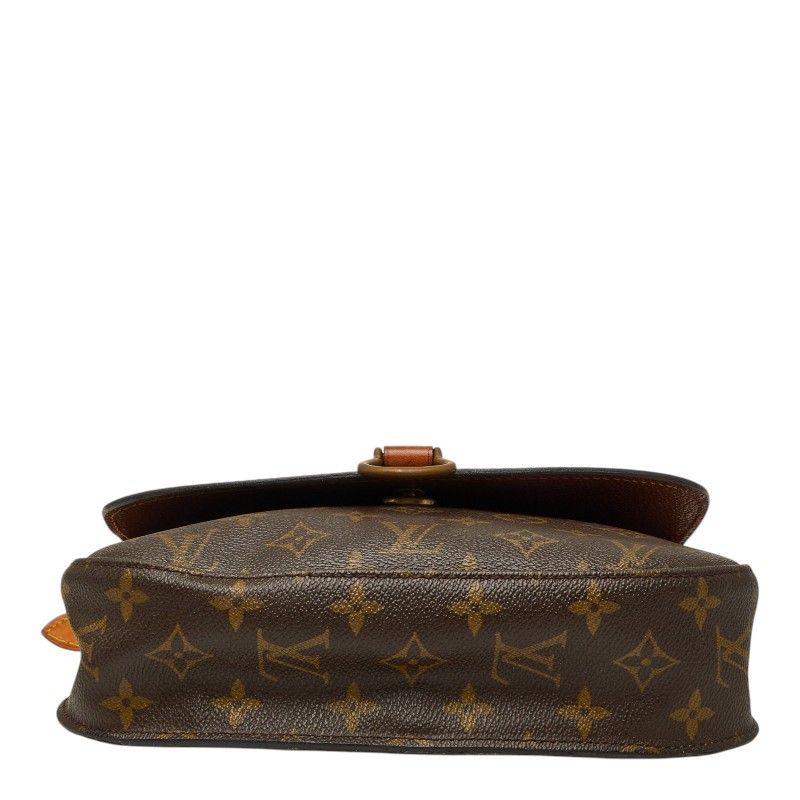 Louis Vuitton Monogram Saint Cloud GM Crossbody Shoulder Bag Brown Leather — view 3