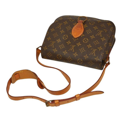 Louis Vuitton Monogram Saint Cloud GM Crossbody Shoulder Bag Brown Leather — view 9