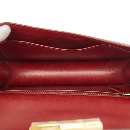 Hermes Constance 23 Shoulder Bag Rouge Ash Wine Red Box Calf — view 8