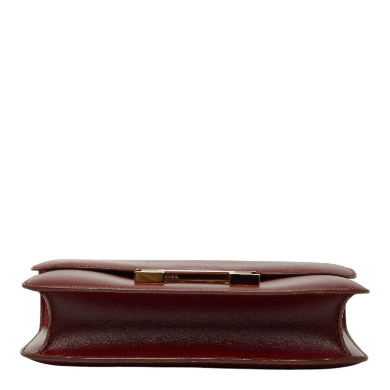 Hermes Constance 23 Shoulder Bag Rouge Ash Wine Red Box Calf — view 3