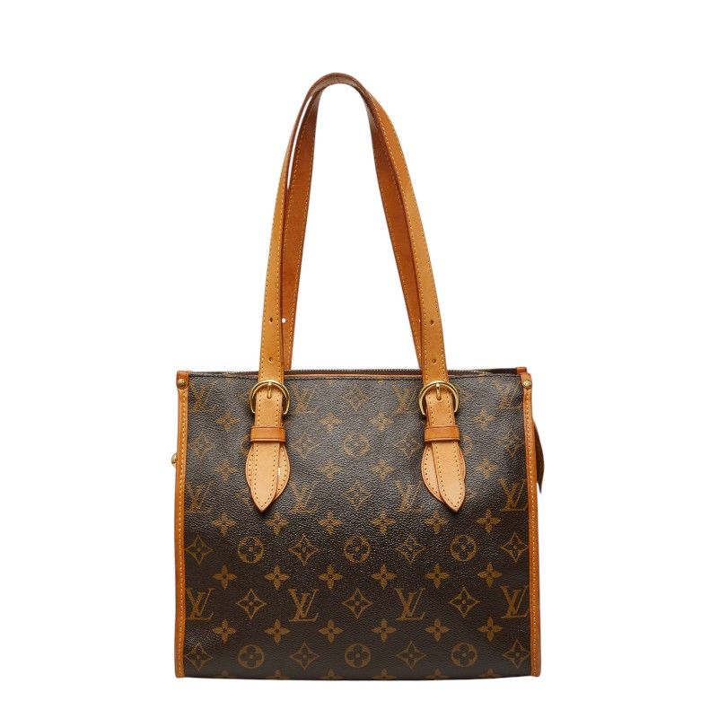 Louis Vuitton Monogram Popincourt Tote Brown Leather