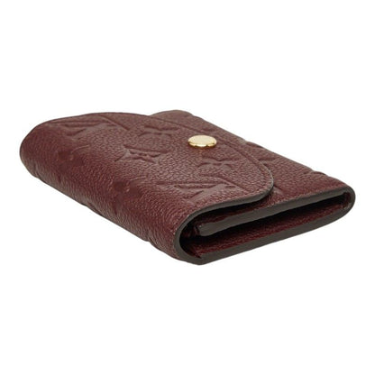 Louis Vuitton Monogram Empreinte Porte-Monnaie Rosalie Coin Case Card Grena — view 5
