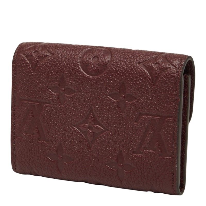 Louis Vuitton Monogram Empreinte Porte-Monnaie Rosalie Coin Case Card Grena — view 2