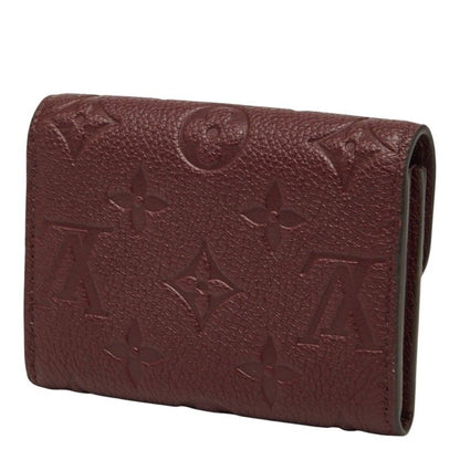 Louis Vuitton Monogram Empreinte Porte-Monnaie Rosalie Coin Case Card Grena — view 2
