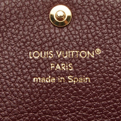Louis Vuitton Monogram Empreinte Porte-Monnaie Rosalie Coin Case Card Grena — view 9