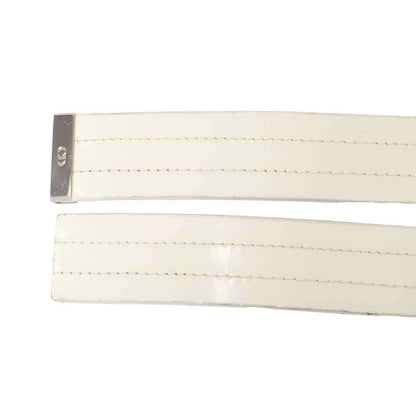 Dior Homme Leather Belt White 90 — view 2