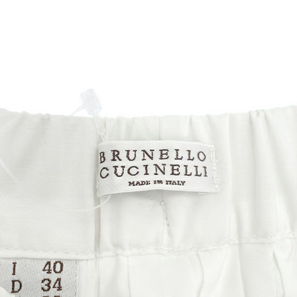 Brunello Cucinelli Pleasure Long Skirt White — view 3