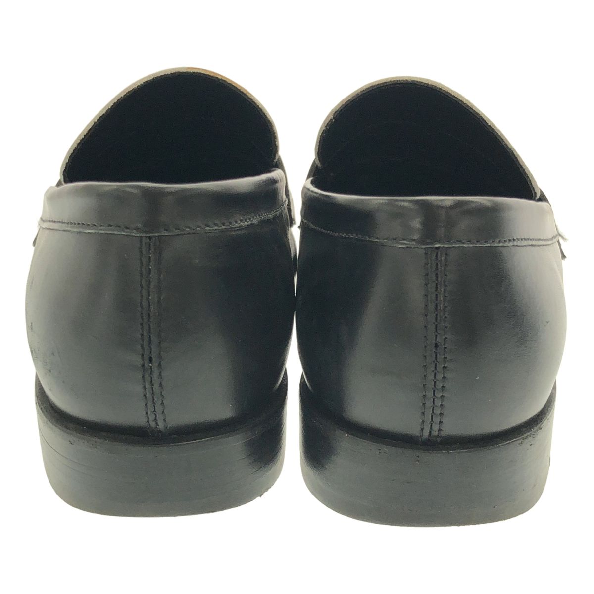 Saint Laurent Paris Leather Peni Loafers Black White — view 3