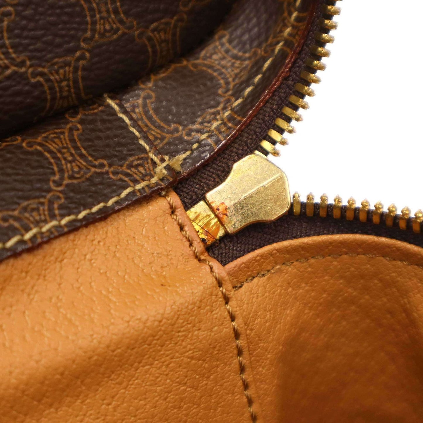 Celine Macadam Vanity Bag Brown — view 9