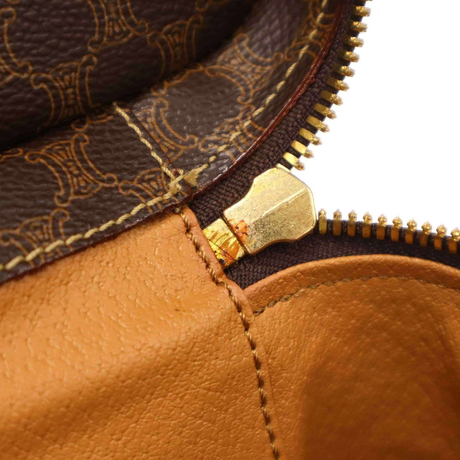 Celine Macadam Vanity Bag Brown — view 9