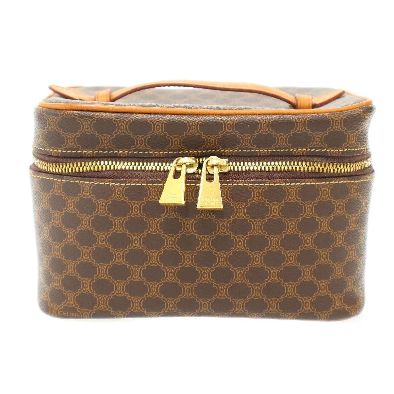 Celine Macadam Vanity Bag Brown