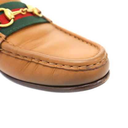 Gucci Sherry Line Horsebit Loafers Brown — view 7
