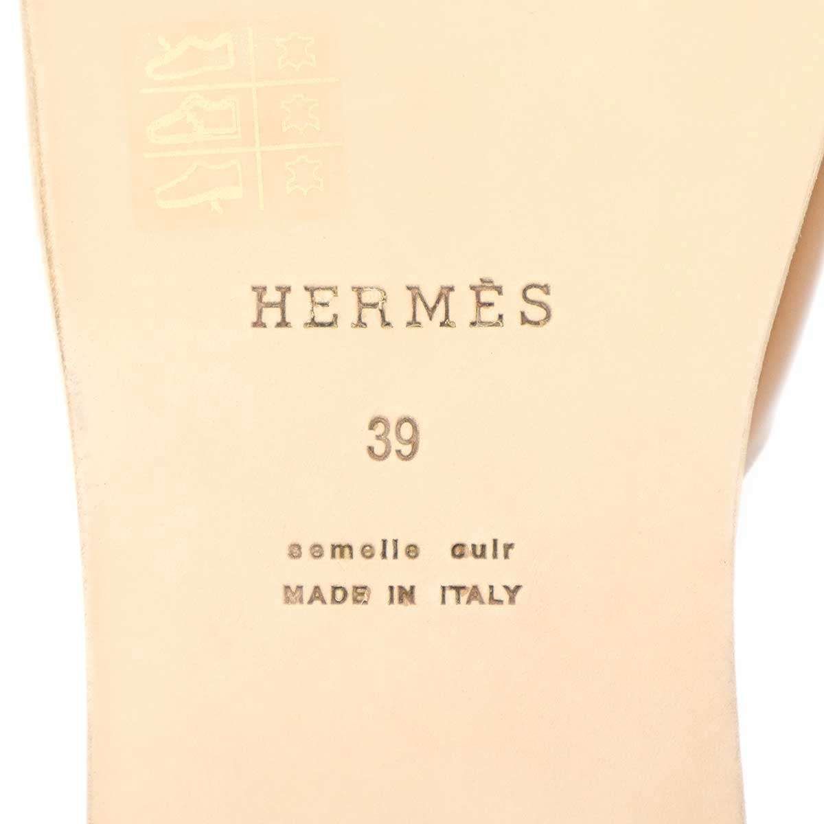 Hermes Izmir Sandals Brown — view 6