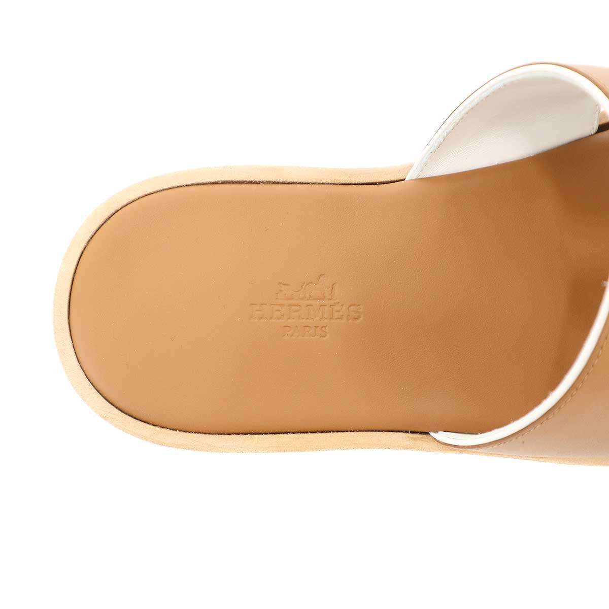 Hermes Izmir Sandals Brown — view 5