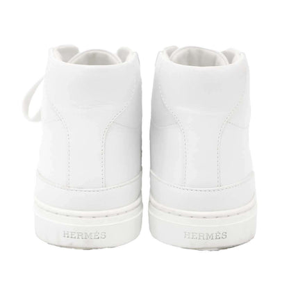 Hermes Daydream Kelly High Cut Sneakers White — view 3