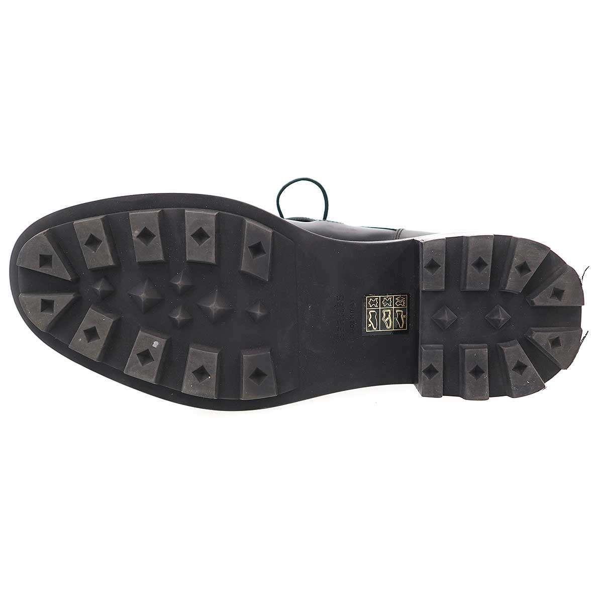 Hermes Kelly Derby Fast Leather Shoes Black — view 4
