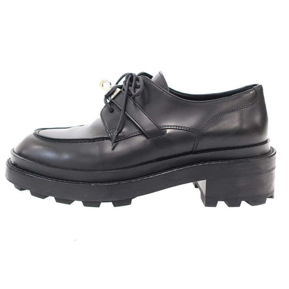 Hermes Kelly Derby Fast Leather Shoes Black — view 2
