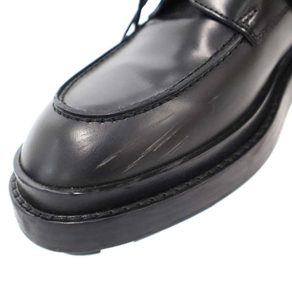 Hermes Kelly Derby Fast Leather Shoes Black — view 9