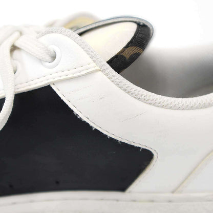 Louis Vuitton Charlie Line Low Cut Leather Sneakers White Brown — view 8