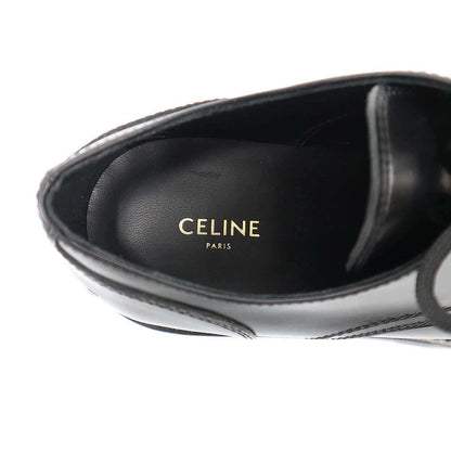 Celine Triomphe Leather Derby Shoes BE Black — view 5