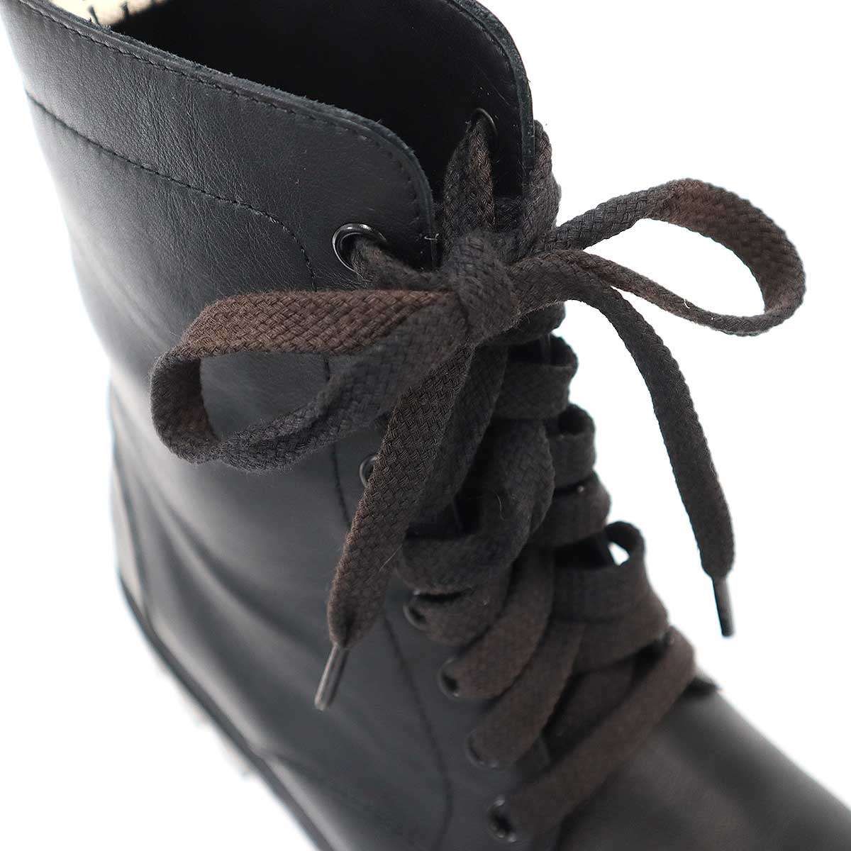 Loewe les Up Leather Boots Black — view 8