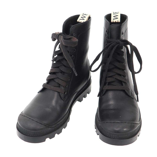 Loewe les Up Leather Boots Black