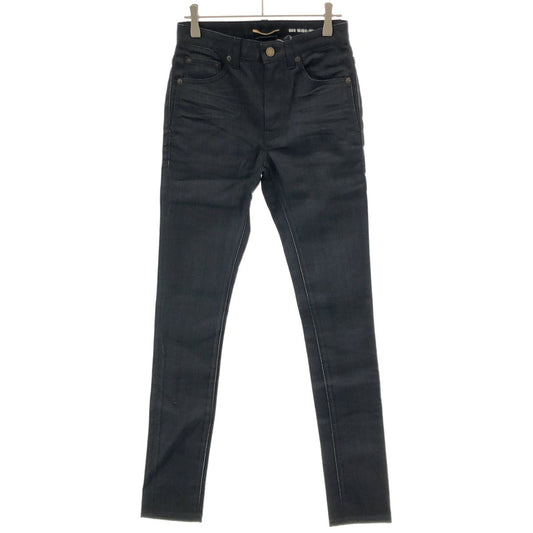 Saint Laurent Paris Sk Mw Skinny Denim Pants Black 24