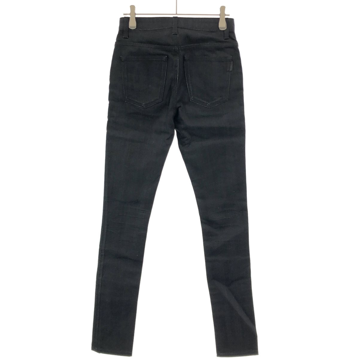 Saint Laurent Paris Sk Mw Skinny Denim Pants Black 24 — view 2