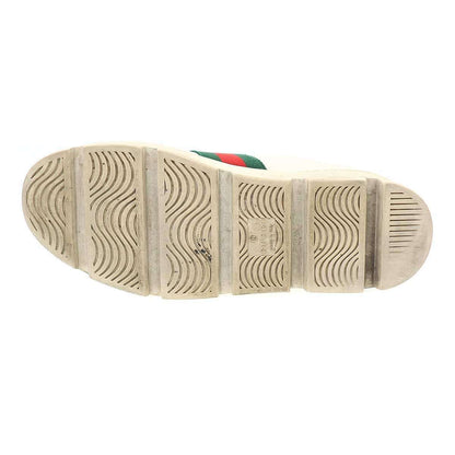 Gucci Ace Embroidery Platform Sneakers White — view 4